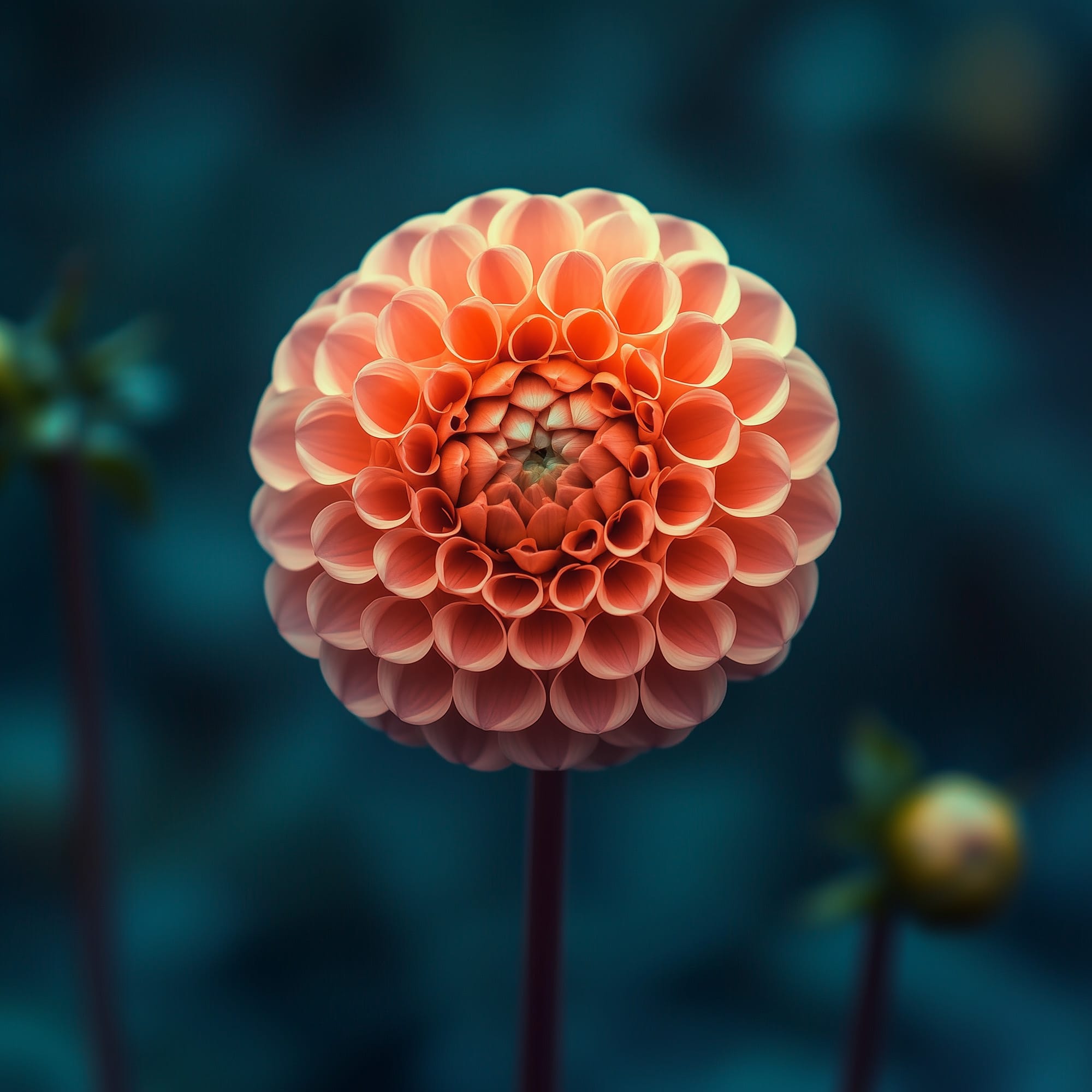 A dahlia, flower